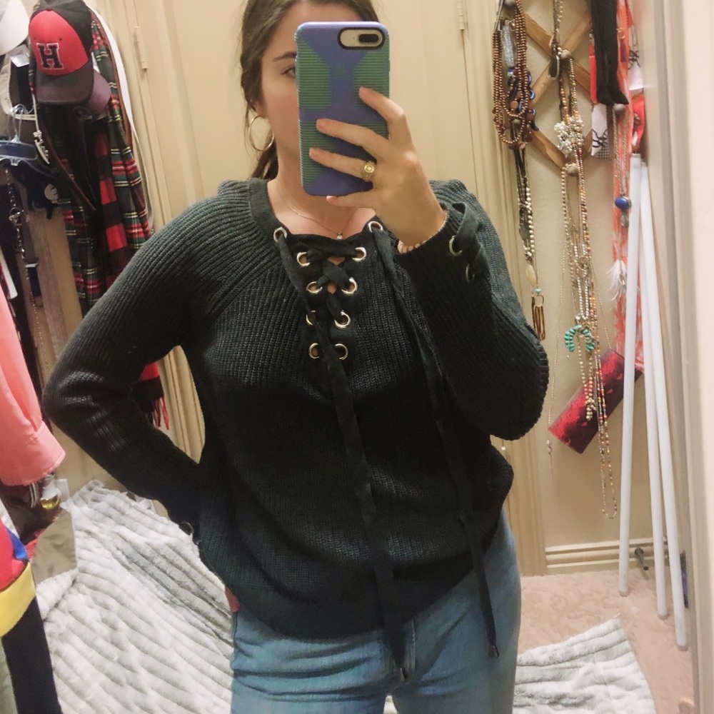 Dark Green Sweater
